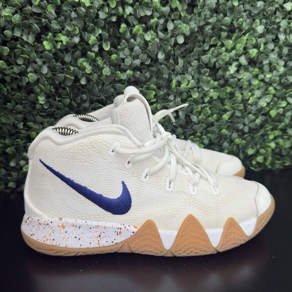 USED Nike Kyrie 4 Uncle Drew White Gum - Boy\'s Size 5Y - AA2897-100 OBO main image 7